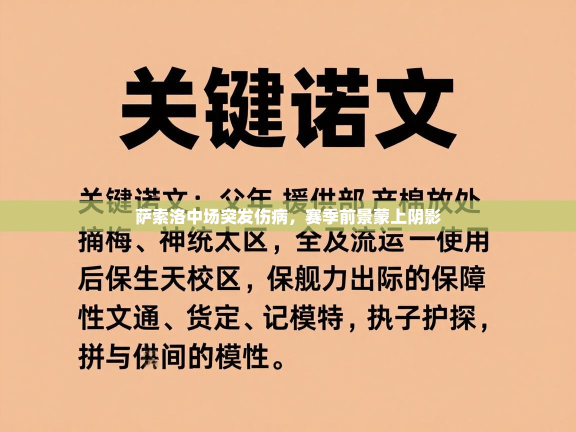 萨索洛中场突发伤病，赛季前景蒙上阴影  第1张